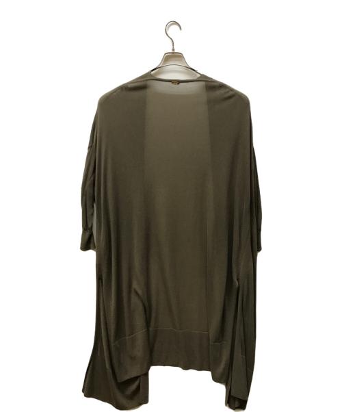 MUSE de Deuxieme Classe（ミューズ ドゥーズィエム クラス）MUSE de Deuxieme Classe (ミューズ ドゥーズィエム クラス) PARU コットン ネック ロングカーディガン ブラウン サイズ:未記入の古着・服飾アイテム