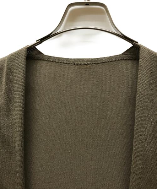 MUSE de Deuxieme Classe（ミューズ ドゥーズィエム クラス）MUSE de Deuxieme Classe (ミューズ ドゥーズィエム クラス) PARU コットン ネック ロングカーディガン ブラウン サイズ:未記入の古着・服飾アイテム