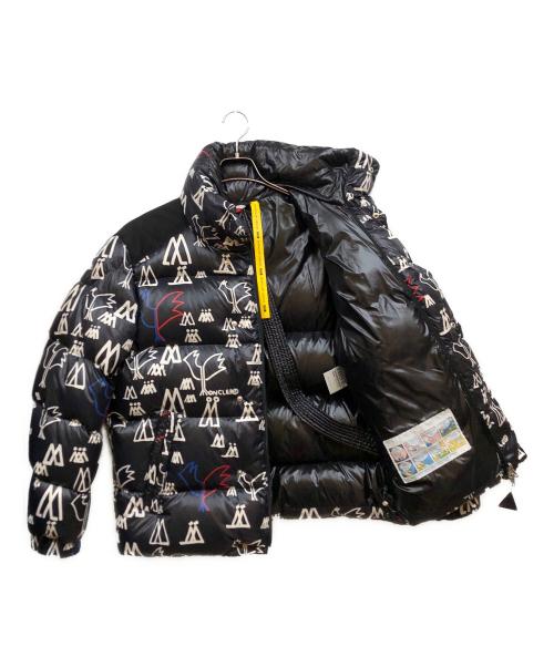 MONCLER GENIUS（モンクレール ジーニアス）MONCLER GENIUS (モンクレール ジーニアス) グラフィックロゴダウンジャケット ネイビー サイズ:2の古着・服飾アイテム