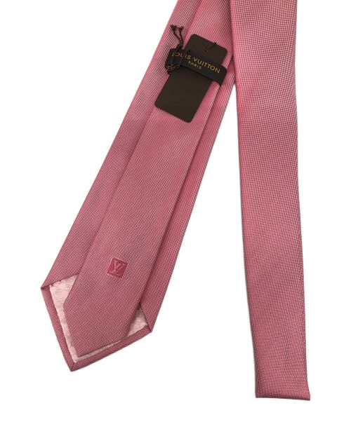 LOUIS VUITTON（ルイ ヴィトン）LOUIS VUITTON (ルイ ヴィトン) LVロゴ刺繍ネクタイ レッド サイズ:記載なしの古着・服飾アイテム