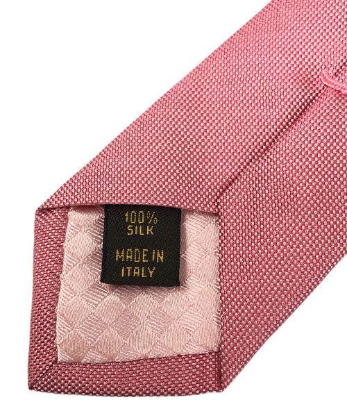 LOUIS VUITTON（ルイ ヴィトン）LOUIS VUITTON (ルイ ヴィトン) LVロゴ刺繍ネクタイ レッド サイズ:記載なしの古着・服飾アイテム