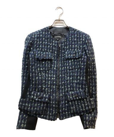 値下げ＊エンポリオアルマーニ＊新品未使用＊ノーカラージャケット 3001017052966022_01_8241w.jpeg