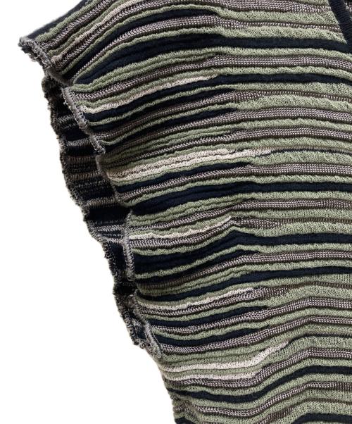 EMPORIO ARMANI（エンポリオアルマーニ）EMPORIO ARMANI (エンポリオアルマーニ) ニットワンピース グリーン サイズ:42の古着・服飾アイテム