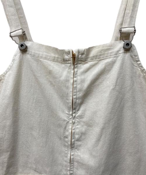 JOHNBULL（ジョンブル）Johnbull (ジョンブル) デニムチューブサロペット ベージュ サイズ:Mの古着・服飾アイテム