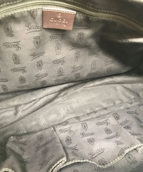 GUCCI（グッチ）GUCCI (グッチ) スーキーワンショルダーバッグ ブラウンの古着・服飾アイテム