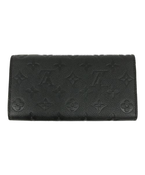 LOUIS VUITTON（ルイ ヴィトン）LOUIS VUITTON (ルイ ヴィトン) ポルトフォイユ・サラ ブラックの古着・服飾アイテム