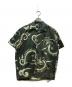 stussy（ステューシー）の古着「USA製ドラゴンプリントキャンプシャツ」｜グリーン