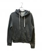 VERSACEヴェルサーチェ）の古着「ジップパーカー」｜グレー