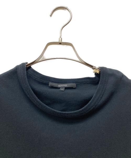 GUCCI（グッチ）GUCCI (グッチ) ロゴTシャツ ブラック サイズ:Sの古着・服飾アイテム