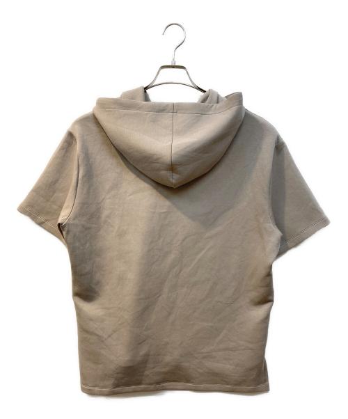 ARMEMPORIO ANI（エンポリオアルマーニ）ARMEMPORIO ANI (エンポリオアルマーニ) 半袖パーカー ベージュ サイズ:Ｓの古着・服飾アイテム