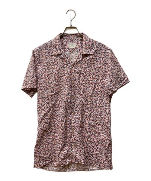 BORRIELLO（ボリエッロ）BORRIELLO (ボリエッロ) オープンカラーシャツ レッド サイズ:15 1/2の古着・服飾アイテム