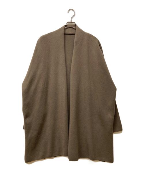 MUSE de Deuxieme Classe（ミューズ ドゥーズィエム クラス）MUSE de Deuxieme Classe (ミューズ ドゥーズィエム クラス) スムースニットショートガウン ブラウン サイズ:記載なしの古着・服飾アイテム