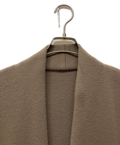 MUSE de Deuxieme Classe（ミューズ ドゥーズィエム クラス）MUSE de Deuxieme Classe (ミューズ ドゥーズィエム クラス) スムースニットショートガウン ブラウン サイズ:記載なしの古着・服飾アイテム