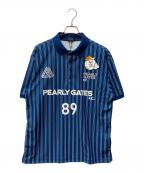 PEARLY GATESパーリーゲイツ）の古着「”BALLくん”ポロシャツ」｜ブルー