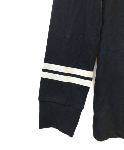 PEARLY GATES（パーリーゲイツ）PEARLY GATES (パーリーゲイツ) プレミアムウォームリップル 長袖フーディプルオーバー ブラック サイズ:2の古着・服飾アイテム