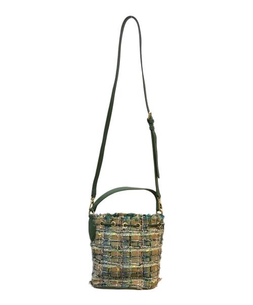 FURLA（フルラ）FURLA (フルラ) CLIO DRAWSTRING MINI グリーンの古着・服飾アイテム