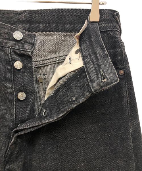 EVISU（エヴィス）EVISU (エビス) ブラックデニムパンツ ブラック サイズ:SIZE 76cm (W30)の古着・服飾アイテム