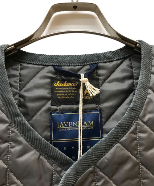 JACKMAN（ジャックマン）jackman (ジャックマン) LAVENHAM (ラベンハム) BB GILET グレー サイズ:Lの古着・服飾アイテム