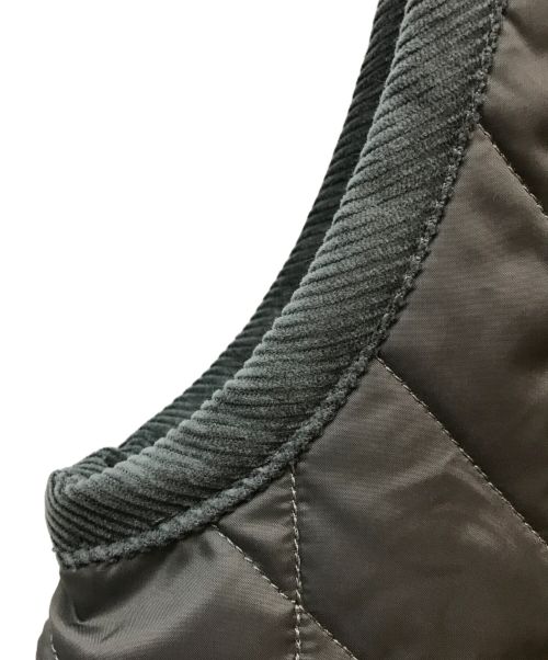 JACKMAN（ジャックマン）jackman (ジャックマン) LAVENHAM (ラベンハム) BB GILET グレー サイズ:Lの古着・服飾アイテム