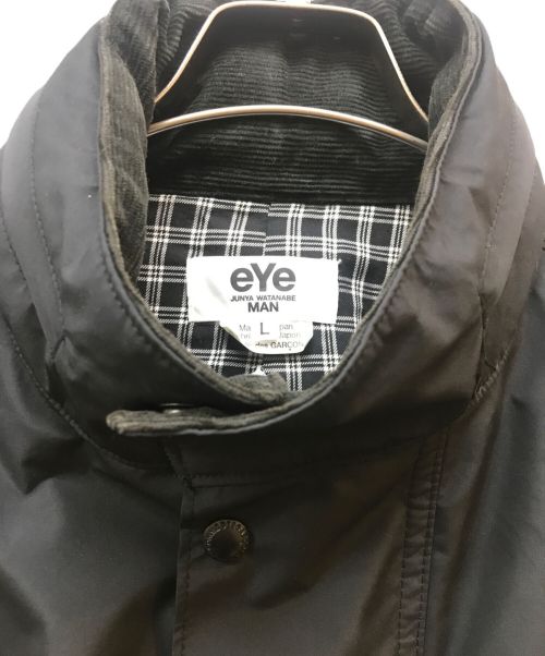 eYe COMME des GARCONS JUNYAWATANABE MAN（アイ コム デ ギャルソン ジュンヤ ワタナベ マン）eYe COMME des GARCONS JUNYAWATANABE MAN (アイ コム デ ギャルソン ジュンヤ ワタナベ マン) ゴアテックスハンティングジャケット ブラック サイズ:Lの古着・服飾アイテム