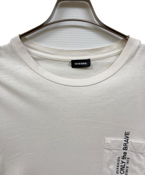 DIESEL（ディーゼル）DIESEL (ディーゼル) Tシャツ ホワイト サイズ:Lの古着・服飾アイテム