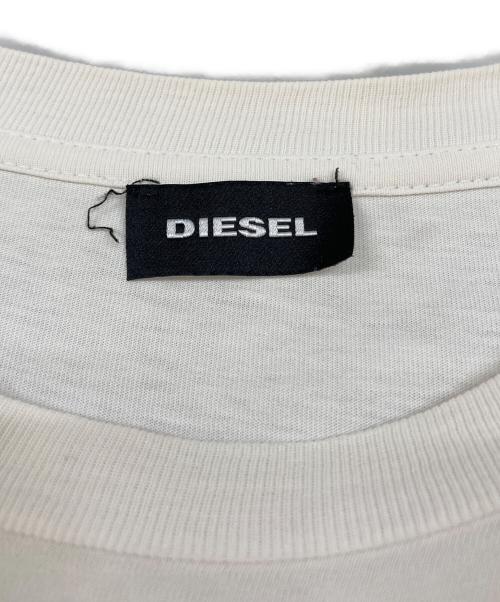DIESEL（ディーゼル）DIESEL (ディーゼル) Tシャツ ホワイト サイズ:Lの古着・服飾アイテム