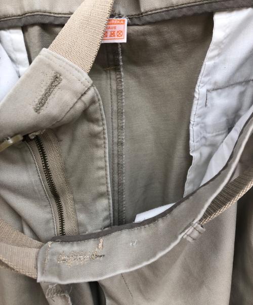 MAISON EUREKA（メゾンエウレカ）MAISON EUREKA (メゾンエウレカ) ベルトパンツ ブラウン サイズ:FREEの古着・服飾アイテム