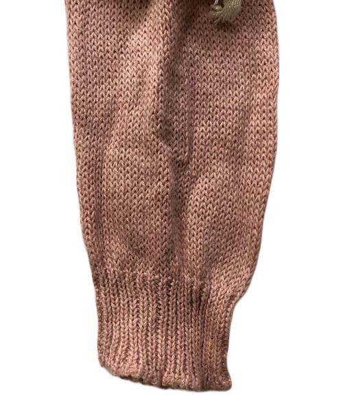 MIU MIU（ミュウミュウ）MIU MIU (ミュウミュウ) カットワークカーディガン ピンク サイズ:36の古着・服飾アイテム