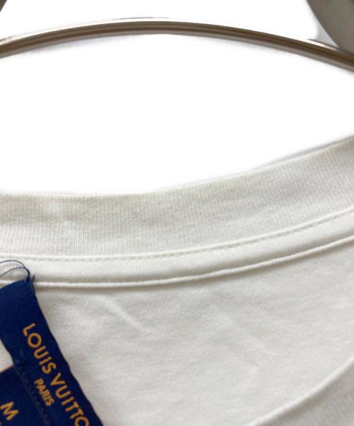 LOUIS VUITTON（ルイ ヴィトン）LOUIS VUITTON (ルイ ヴィトン) フロントチェーンS/Sカットソ ホワイト サイズ:SIZE Mの古着・服飾アイテム
