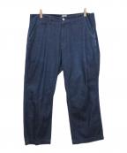 POST O'ALLSポストオーバーオールズ）の古着「デニムパンツ」｜インディゴ