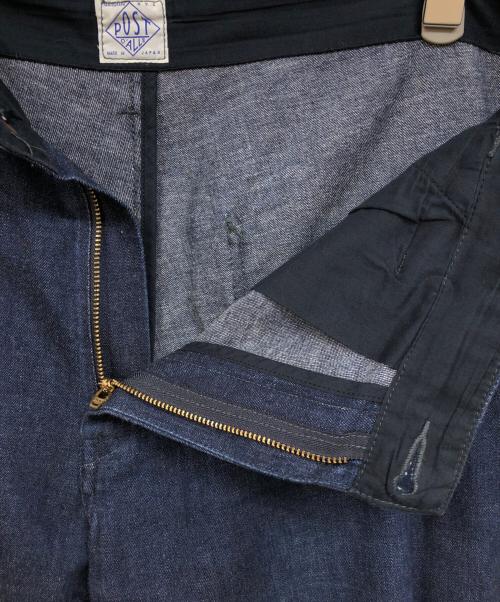 POST O'ALLS（ポストオーバーオールズ）POST O'ALLS (ポストオーバーオールズ) デニムパンツ インディゴ サイズ:Lの古着・服飾アイテム