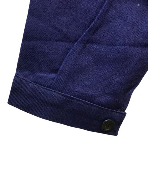 ne retrecit pas（-）ne retrecit pas (-) コットンツイルワークジャケット ブルー サイズ:記載なしの古着・服飾アイテム