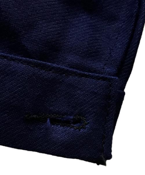 ne retrecit pas（-）ne retrecit pas (-) コットンツイルワークジャケット ブルー サイズ:記載なしの古着・服飾アイテム