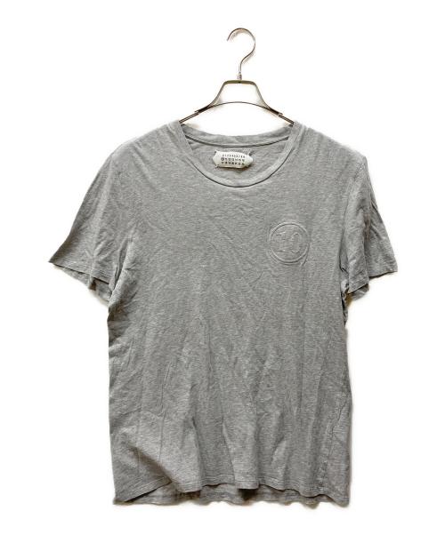 Maison Margiela（メゾンマルジェラ）Maison Margiela (メゾンマルジェラ) エンボス10プレーンTシャツ グレー サイズ:SIZE 50の古着・服飾アイテム
