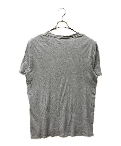 Maison Margiela（メゾンマルジェラ）Maison Margiela (メゾンマルジェラ) エンボス10プレーンTシャツ グレー サイズ:SIZE 50の古着・服飾アイテム
