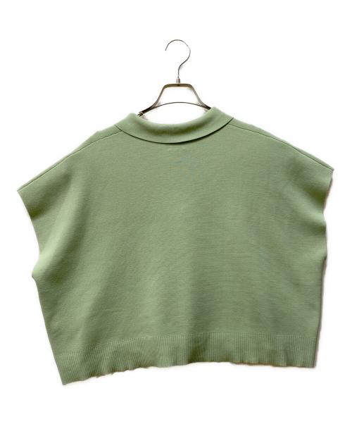 6(ROKU) BEAUTY&YOUTH（ロク ビューティーアンドユース）6(ROKU) BEAUTY&YOUTH (ロク ビューティーアンドユース) コットンニット グリーン サイズ:記載なしの古着・服飾アイテム