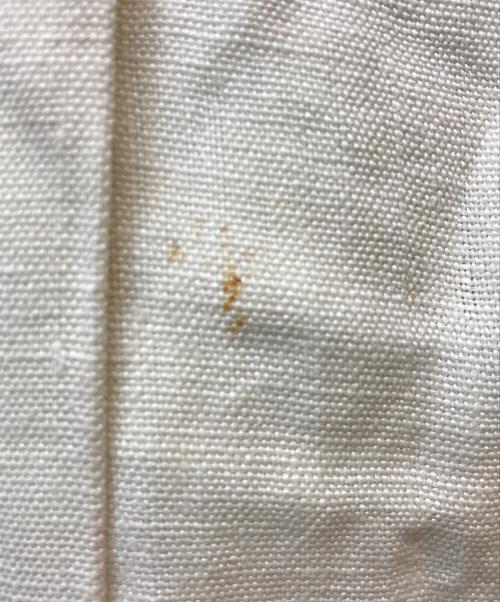 USED（ユーズド）USED (ユーズド) アンティークリネンビヨードシャツ アイボリー サイズ:記載なしの古着・服飾アイテム