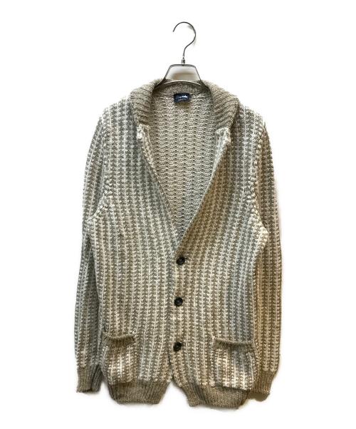 Drumohr（ドルモア）Drumohr (ドルモア) ニットジャケット ベージュ サイズ:50の古着・服飾アイテム