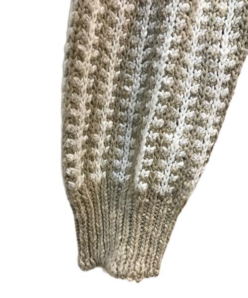 Drumohr（ドルモア）Drumohr (ドルモア) ニットジャケット ベージュ サイズ:50の古着・服飾アイテム