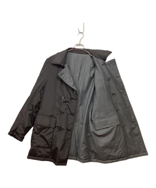 MOORER（ムーレー）MOORER (ムーレー) ウール中綿ダブルコート ブラウン サイズ:50の古着・服飾アイテム