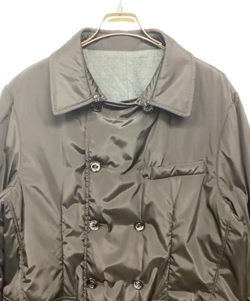 MOORER（ムーレー）MOORER (ムーレー) ウール中綿ダブルコート ブラウン サイズ:50の古着・服飾アイテム