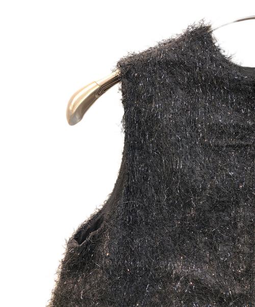 fiolily（フィオリリー）fiolily (フィオリリー) スパークリングペプラムスリーブレストップス ブラック サイズ:FREEの古着・服飾アイテム