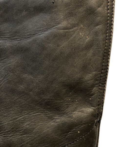 Y'2 leather（ワイツーレザー）Y'2 leather (ワイツーレザー) ホースハイドカーコート グレー サイズ:40の古着・服飾アイテム