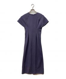 anuans（アニュアンス）の古着「フレアスリーブカットワンピース」｜パープル