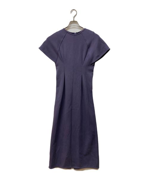 anuans（アニュアンス）anuans (アニュアンス) フレアスリーブカットワンピース パープル サイズ:SIZE Sの古着・服飾アイテム