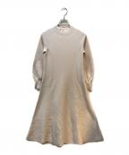 ANAYIアナイ）の古着「ウールスムースAラインワンピース」｜ピンク