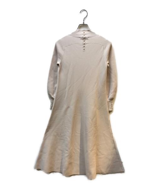 ANAYI（アナイ）ANAYI (アナイ) ウールスムースAラインワンピース ピンク サイズ:Ｓの古着・服飾アイテム