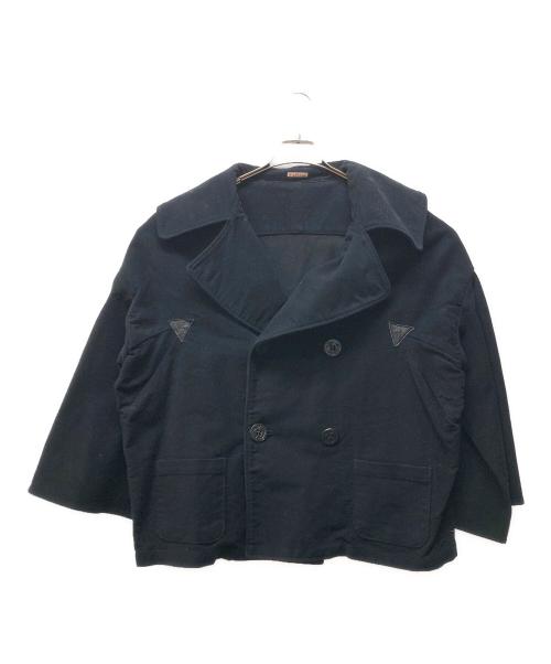 KAPITAL（キャピタル）KAPITAL (キャピタル) ドルマンベロアコート ブラック サイズ:Sの古着・服飾アイテム