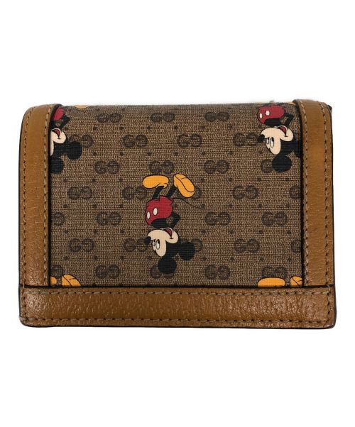 GUCCI（グッチ）GUCCI (グッチ) ミニGGスプリームキャンバス/レザー ブラウンの古着・服飾アイテム