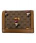 GUCCI (グッチ) ミニGGスプリームキャンバス/レザー ブラウン：23000円